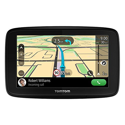 TomTom VIA 53, GPS Navegación con pantalla táctil de 5 pulgadas, mapa de 48 países, planifica rutas inteligentes que te ayudan a escapar del tráfico en tiempo real, color negro