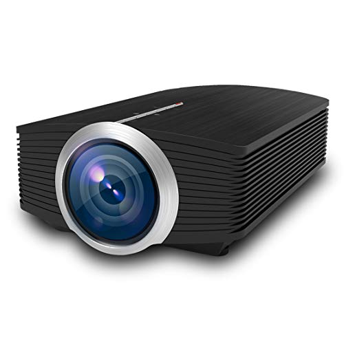 Tous Mini Micro proyector YG500 HD 1920 * 1080P, 1200 lúmenes, tamaño de proyección máximo 138, Compatible con USB SD HDMI AV o Incluso DVD TF Set-Top Box Computer PS3 PS4 Long Life