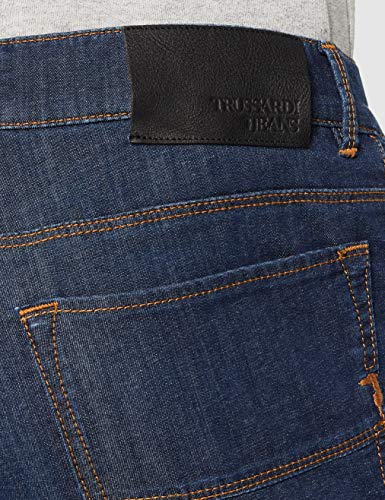 Trussardi Jeans by Trussardi 370 Close Denim Superlight Vaqueros Straight, Azul (Imperial Blue U270), 46 (Talla del Fabricante: 34) para Hombre