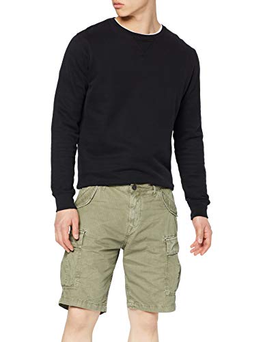 Trussardi Jeans Cargo Fit Short-Garment Dyed Pantalones, Verde (G262/Mimetic Green G262), 46 (Talla del Fabricante: 50) para Hombre