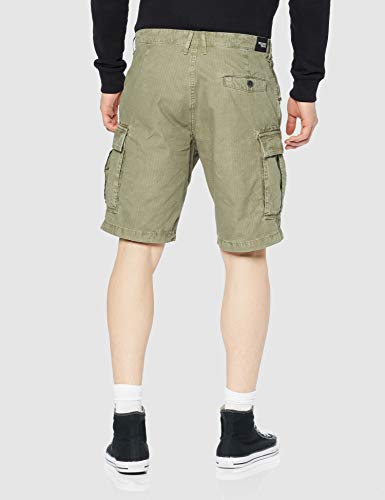 Trussardi Jeans Cargo Fit Short-Garment Dyed Pantalones, Verde (G262/Mimetic Green G262), 46 (Talla del Fabricante: 50) para Hombre