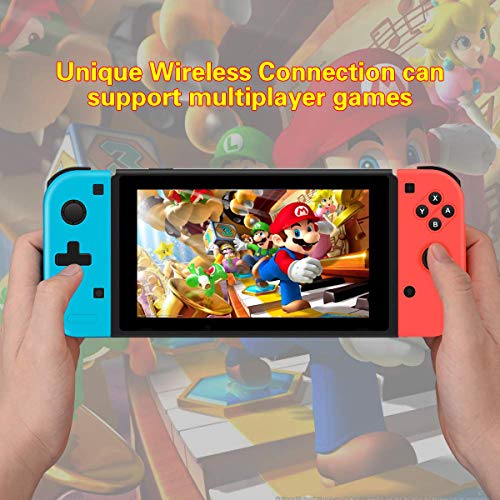 TUTUO Wireless Controller para Nintendo Switch, Gamepad Gaming Bluetooth Mando Controllers Izquierdo/Derecho compatibles con Switch Pro