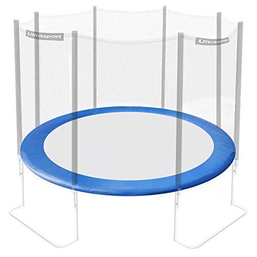 Ultrasport Cama jardín Jumper Cubierta trampolín, Protector de muelles, Borde de Espuma para Camas elásticas, Unisex, Azul, 366 cm