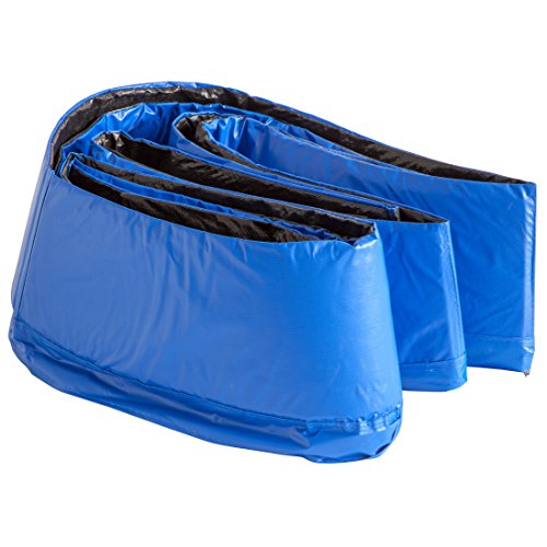 Ultrasport Cama jardín Jumper Cubierta trampolín, Protector de muelles, Borde de Espuma para Camas elásticas, Unisex, Azul, 366 cm