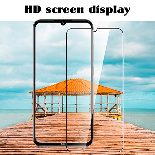 UniqueMe [3 Pack] Cristal Templado para Xiaomi Redmi Note 8T, Protector de Pantalla [9H Dureza ] [Sin Burbujas] HD Film Vidrio Templado para Xiaomi Redmi Note 8T