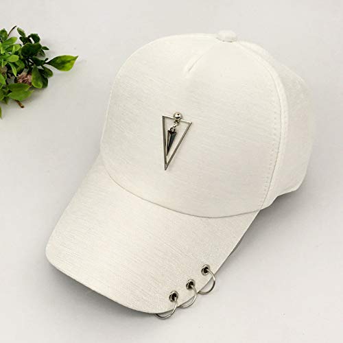 Versión Coreana del Verano Nueva Gorra de béisbol X Hebilla de Metal Protector Solar de Viaje Gorra de sombrilla Gorras Hombres y Mujeres Personalidad Sombreros