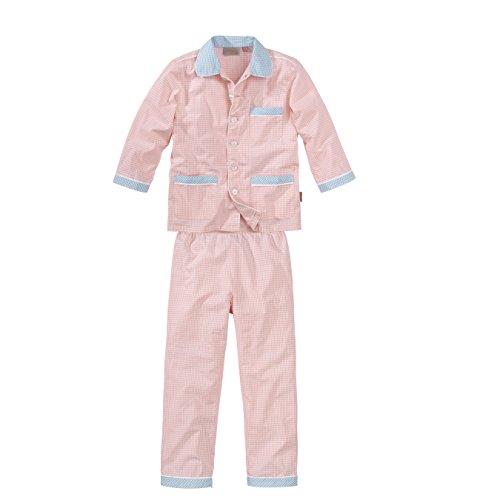 WELLYOU - Pijama largo para niña, color rosa y azul Rosa. 128/134 cm