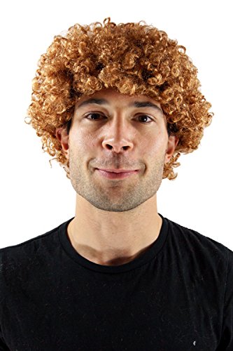 WIG ME UP- Peluca para Hombre, crespa, rizos, Estilo Romano, Apariencia de Tonto Nuevo PW0186-P36