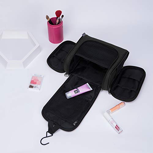 Wind Took Neceser Maquillaje Neceser de Viaje con Colgar Neceser Hombre Bolsas de Aseo Neceser Mujer cosméticos Organizador Accesorios de baño