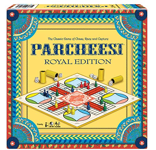 Winning Moves Games-WIN6106 Parcheesi Royal Edition, Multicolor, Ninguna (6106)