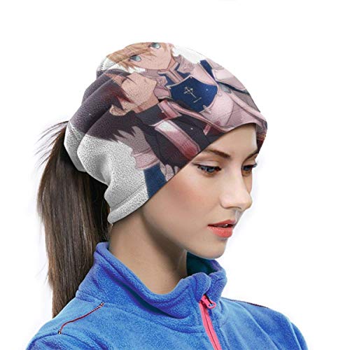 WlQshop Calentadores de Cuello Sword Art Online Sao Eugeo Kirigaya Kazuto Cubrecabezas Outdoor Cold Weather Winter Sciarpe Windproof Breathable Bandana Balaclavas For Motorcycle Cycling