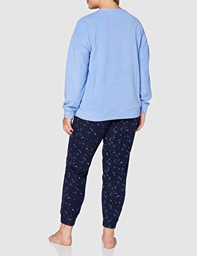 Women'Secret 4857712-18, Pijama para Mujer, Azul, XXL