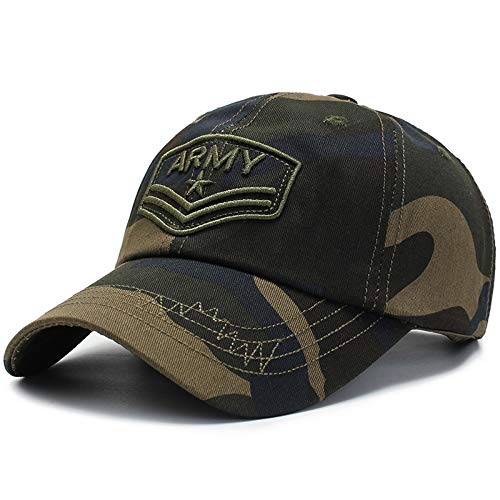 wtnhz Artículos de Moda Sombreros de Camuflaje para Hombres y Mujeres de Moda al Aire Libre Entrenamiento Militar Protector Solar Gorras de sombrillaRegalo de Vacaciones