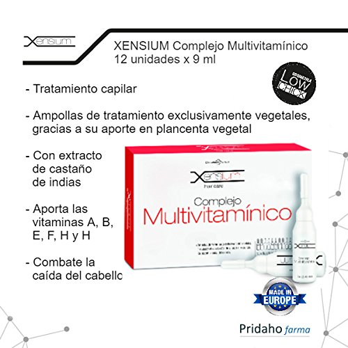 Xensium Complejo Multivitamínico - Paquete de 12 x 9 ml - Total: 108 ml