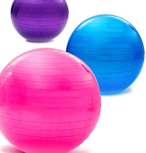 YLJYJ Ejercicio Yoga Ball, Pilates Ball Sport Swiss Ball 95cm, para Fitness Embarazo Parto Physio Balance Pilates