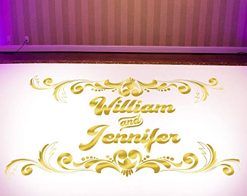 Yoyoyu Wedding Party Dance Floor Stickers Vinilo Extraíble Diseño De Moda Calcomanías Impermeables Dance Floor Decoration Murals J922