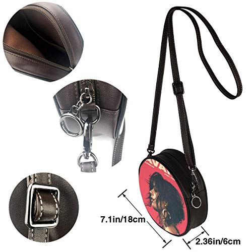 Yuanmeiju Bolso de hombro redondo Camila Cabello Round Single Shoulder Bag