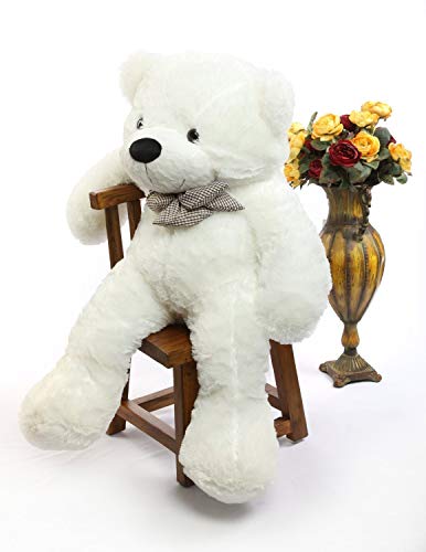 YunNasi Gigante Teddy Oso de Peluche Animal de Felpa Osito Suave Grande Blanco 120 cm