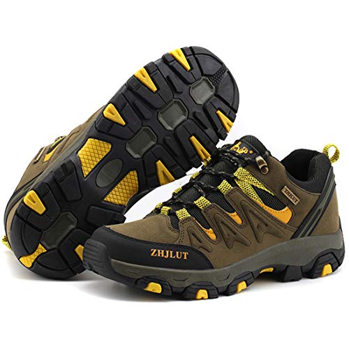 Zapatillas de Trekking para Hombres Zapatillas de Senderismo Botas de Montaña Antideslizantes Calzado de Trekking Botas de Senderismo AL Aire Libre Transpirable Sneakers EU35-47