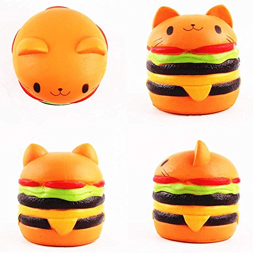 ZhengYue Squishy Kawaii Grandes Juguete Niños Squeeze Hamburguesa Squishy Slow Rising Pack Descompresión Juguetes Compresivos