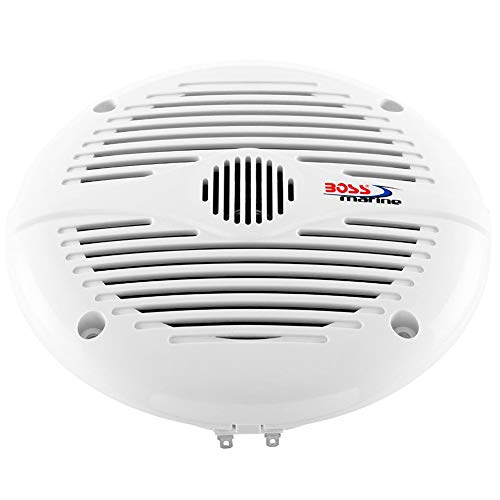 2 Altavoces Marinos Compatible con Boss Audio MR60W 2 vias 6.5" 16.50 cm 165 mm 100 vatios rms 200 vatios máx Barco Piscina mar Impermeable, Pareja