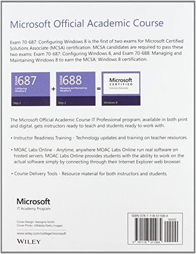 70-687 Configuring Windows 8 with Moac Labs Online Set (Microsoft Official Academic Course)