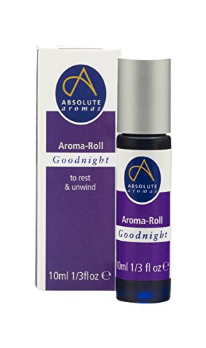 Absolute Aromas Goodnight Aroma - Rodillo de bola Roll-on - Contiene Aceites Esenciales de Lavanda, Geranio, Bergamota y Mejorana - Alternativa Natural para una noche de descanso