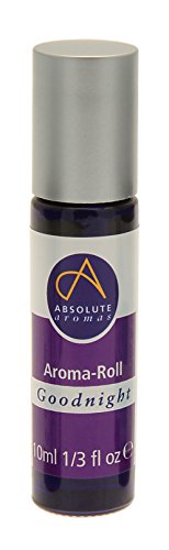 Absolute Aromas Goodnight Aroma - Rodillo de bola Roll-on - Contiene Aceites Esenciales de Lavanda, Geranio, Bergamota y Mejorana - Alternativa Natural para una noche de descanso