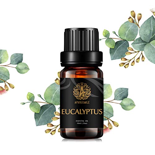 Aceite de Eucalipto - 100% de Eucalipto Puro, 10 ML/0.33Oz de Aromatización Orgánica