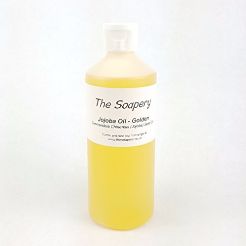 Aceite de jojoba dorado, 1 l, 100 % puro, sin refinar y natural