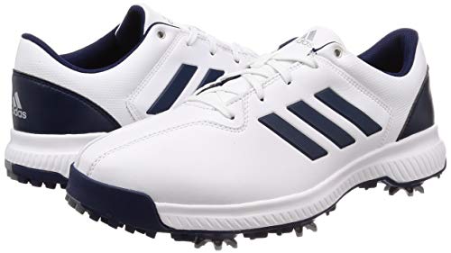 adidas CP Traxion, Zapatillas de Golf para Hombre, Blanco (Azul/Blanco Bb7904), 46 EU