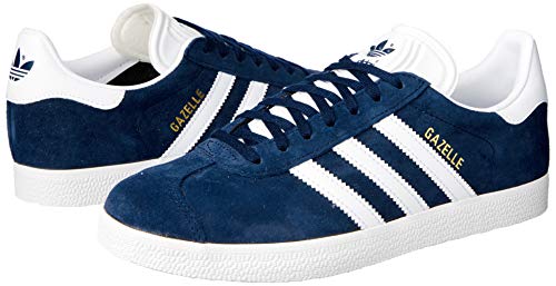 adidas Gazelle, Zapatillas de deporte Unisex Adulto, Varios colores (Collegiate Navy/White/Gold Metalic), 42 EU