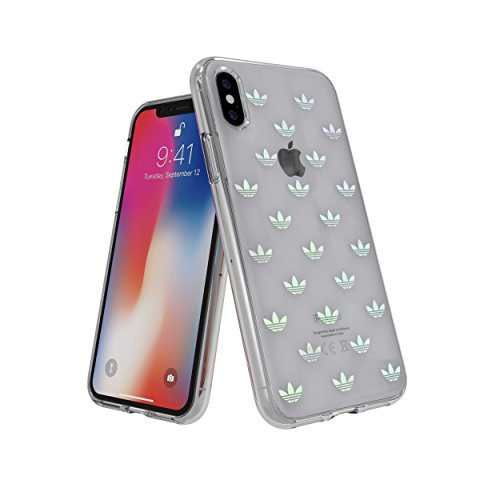 Adidas Originals - Carcasa para iPhone X/XS, Transparente