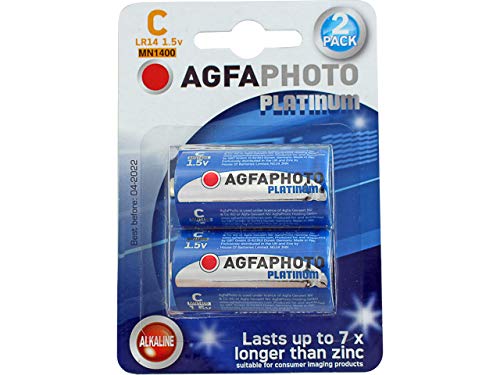 AgfaPhoto 70104 Bebé C LR 14 Batería (Pack de 2)