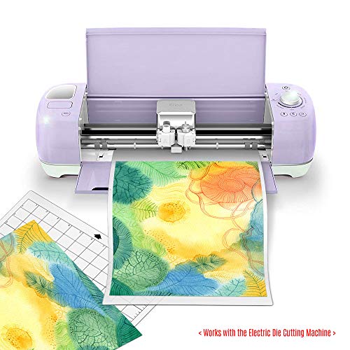 Aibecy ALTE FOX - Alfombrilla de corte transparente con rejilla de medición de 8 de 12 pulgadas para Silhouette Cameo Cricut Explore Plotter Machine, 3 piezas