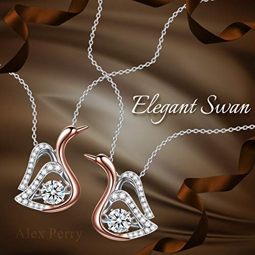 Alex Perry Regalo Collar Mujer Plata 925 Colgante Joyería para Elle Su Madre Amante Cumpleaños Aniversario