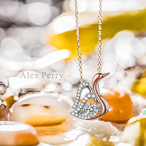 Alex Perry Regalo Collar Mujer Plata 925 Colgante Joyería para Elle Su Madre Amante Cumpleaños Aniversario