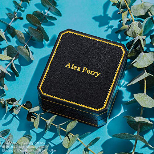 Alex Perry Regalo Collar Mujer Plata de ley 925 5A zirconia cúbica Colgante Corazon Joyería para Elle Su Madre Amante Cumpleaños Aniversario