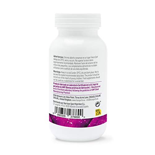 Alpha-GPC de HSN | 300mg de L-Alfa-Glicerilfosforilcolina | Suministro 2 Meses | Fuente de Colina | Máximo Rendimiento Cognitivo | Vegano, Sin Gluten, Sin Lactosa, 120 Cápsulas Vegetales