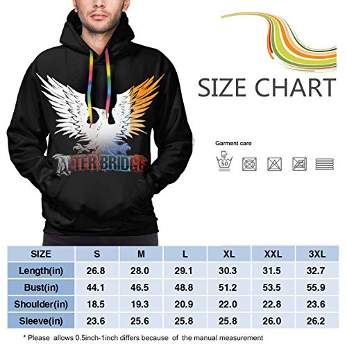 Alter Bridge Hombre Pullover Hoodie Sudadera Casual de Manga Larga con Bolsillo