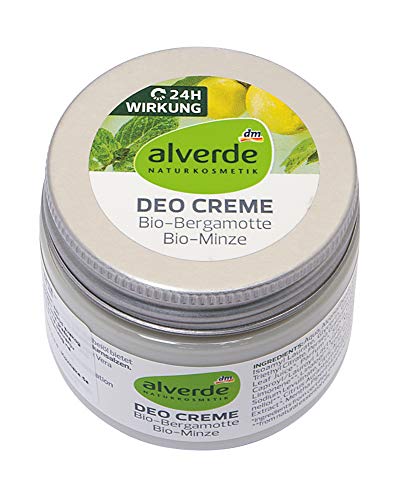 Alverde Desodorante en Crema con Aceites esenciales de Bergamota Bio, Menta Bio y Salvia 50ml