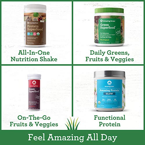 Amazing Grass Green SuperFood, 60-Servings, 17-Ounce Tub