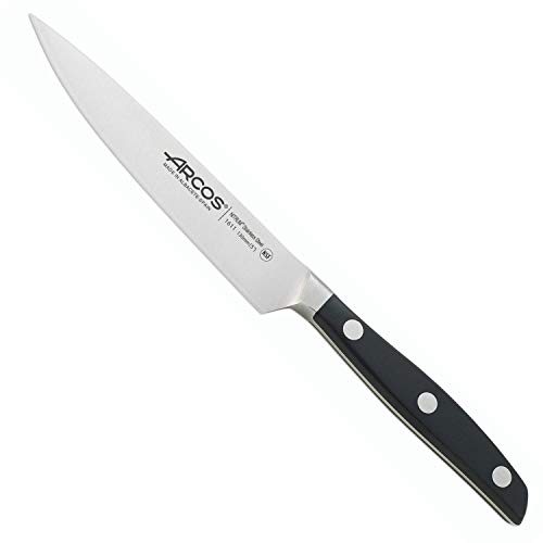 Arcos 161100 Cuchillo para Verduras, Stainless Steel, negro