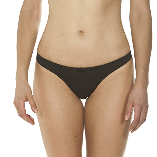 ARENA Solid Bottom Braguita de Bikini, Mujer, Negro (Black/White), 38