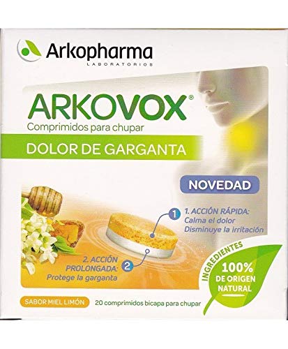 Arkopharma Arkovox Miel-Limon 20 Comp 100 G