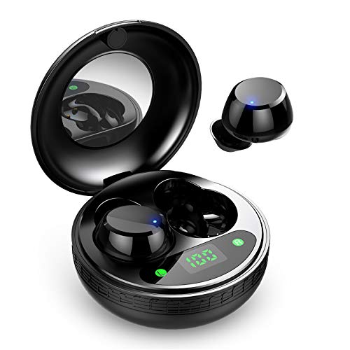 Auriculares Inalambricos, Motast Auriculares Bluetooth 5.0 con Microfono Mini TWS Estéreo Cascos In-Ear, IP7 Impermeable, con Caja de Carga Portátil, Reproducción de 35 Horas para iPhone y Android