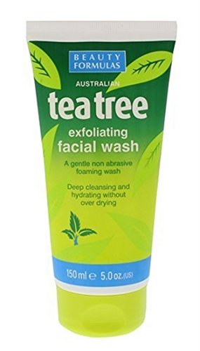 AUSTRALIAN TEA TREE BEAUTY FORMULA 150ml EXFOLIATING FACIAL WASH DEEP CLEANSING by LIVERPOOL ENTERPRISES LTD