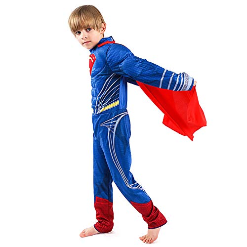 Avsvcb Cosplay Disfraz de Navidad para niños Disfraz de Anime Halloween Novedad Regalo Ropa de héroe Disfraz de héroe Muscular