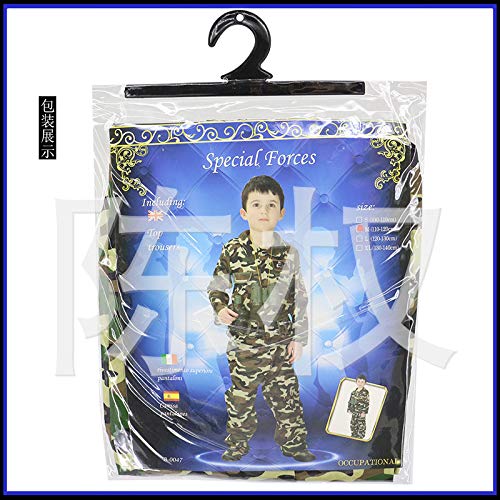 Avsvcb Cosplay Navidad Ropa para niños Uniformes de Fuerzas Especiales Halloween Novedad Regalos Disfraces de Camuflaje