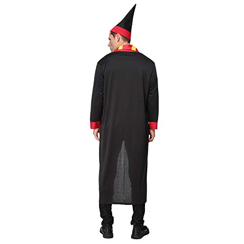 Avsvcb Cosplay Traje de Fiesta de Navidad para niños espectáculo de Halloween Novedad Regalo Mago Fiesta Disfraz